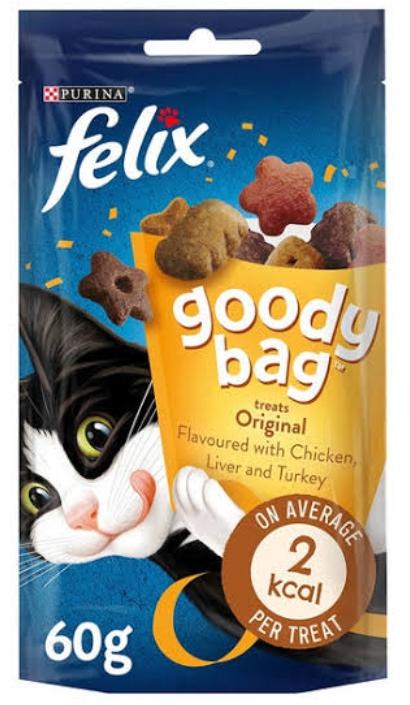 Felix goody bag original cat dry treats