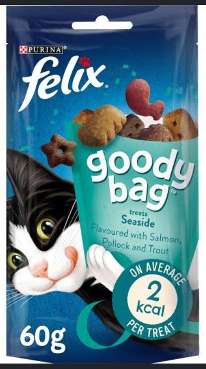 Felix goody bag seaside adult cat dry treats