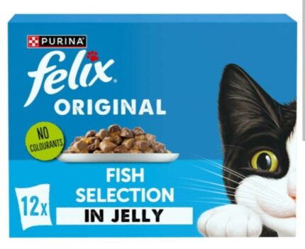 Felix original fish selection adult cat wet food 85g