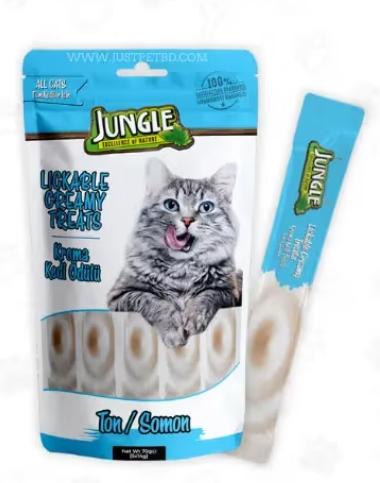Jungle adult cat creamy treats with tuna & salmon