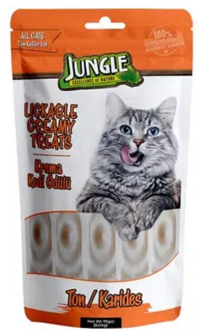 Jungle adult cat creamy treats with tuna & shrimp