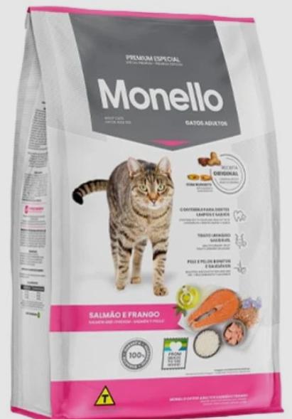 Monello adult cat with chicken & salmon 1kg