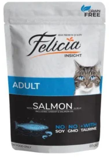 Felicia Adult Cat With Salmon 85G