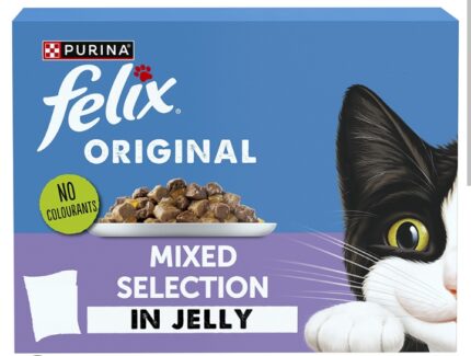 Felix original mixed selection adult cat wet food 85gFelix original mixed selection adult cat wet food 85g