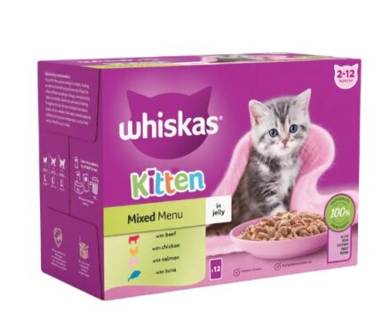 Whiskas mix menu kitten wet food 85g