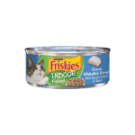 Friskies Indoor Flaked Ocean Whitefish Dinner With Garden Greens In Sauce