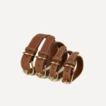 Premium Leather Collar Brown  S - Image 2