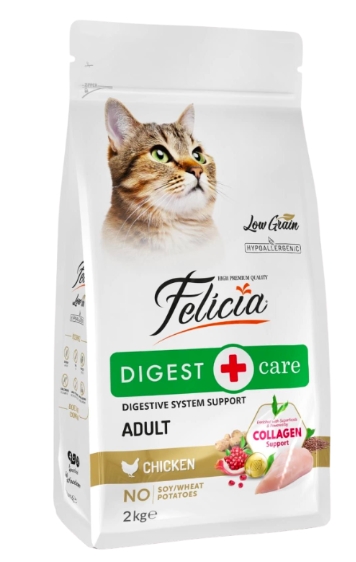 Felicia digest adult cat dry food with chicken 2kg