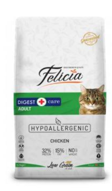 Felicia digest adult cat dry food with chicken 12kg