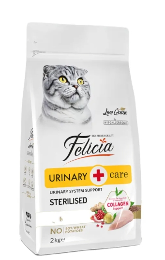 Felicia urinary adult cat dry food with chicken 2kg