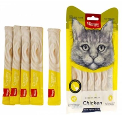 Wanpy cream treats with chicken