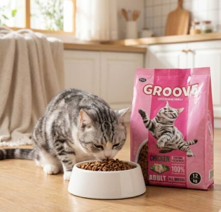 Groove adult cat food with chicken 1.2kg