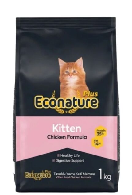 Econature kitten dry food with chicken 1kg