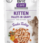 Brit Care Cat Kitten. Fillets in Gravy with Tender Turkey