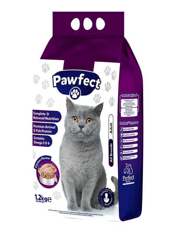 e82581ce7d3f235a48645ca198d6b43d.png Pawfect Adult Cat Food 1kg - Image 1
