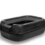 Cat Litter Tray  With Side Stain L