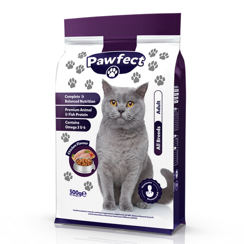 file.png Pawfect Adult Cat Food 500g - Image 1