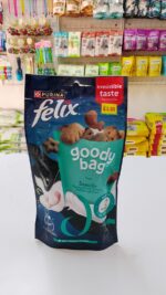 Purina Felix Goody Bag Cat Dry Treats With Seaside 60G